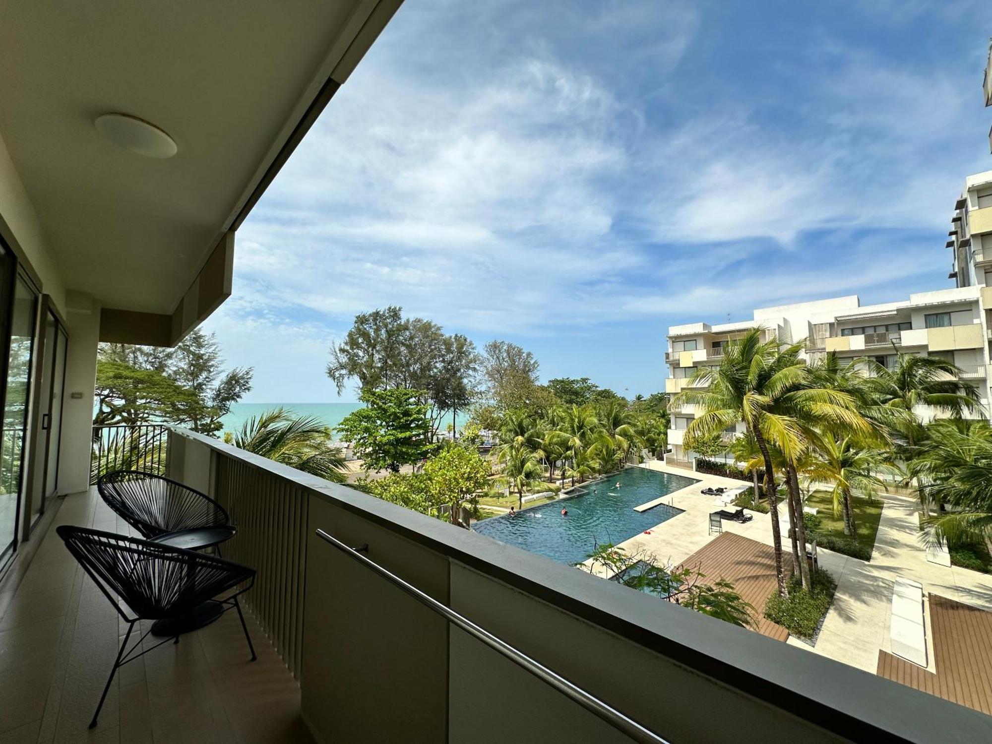 Apartamento By The Sea- Pool And Sea View Batu Ferringhi Exterior foto